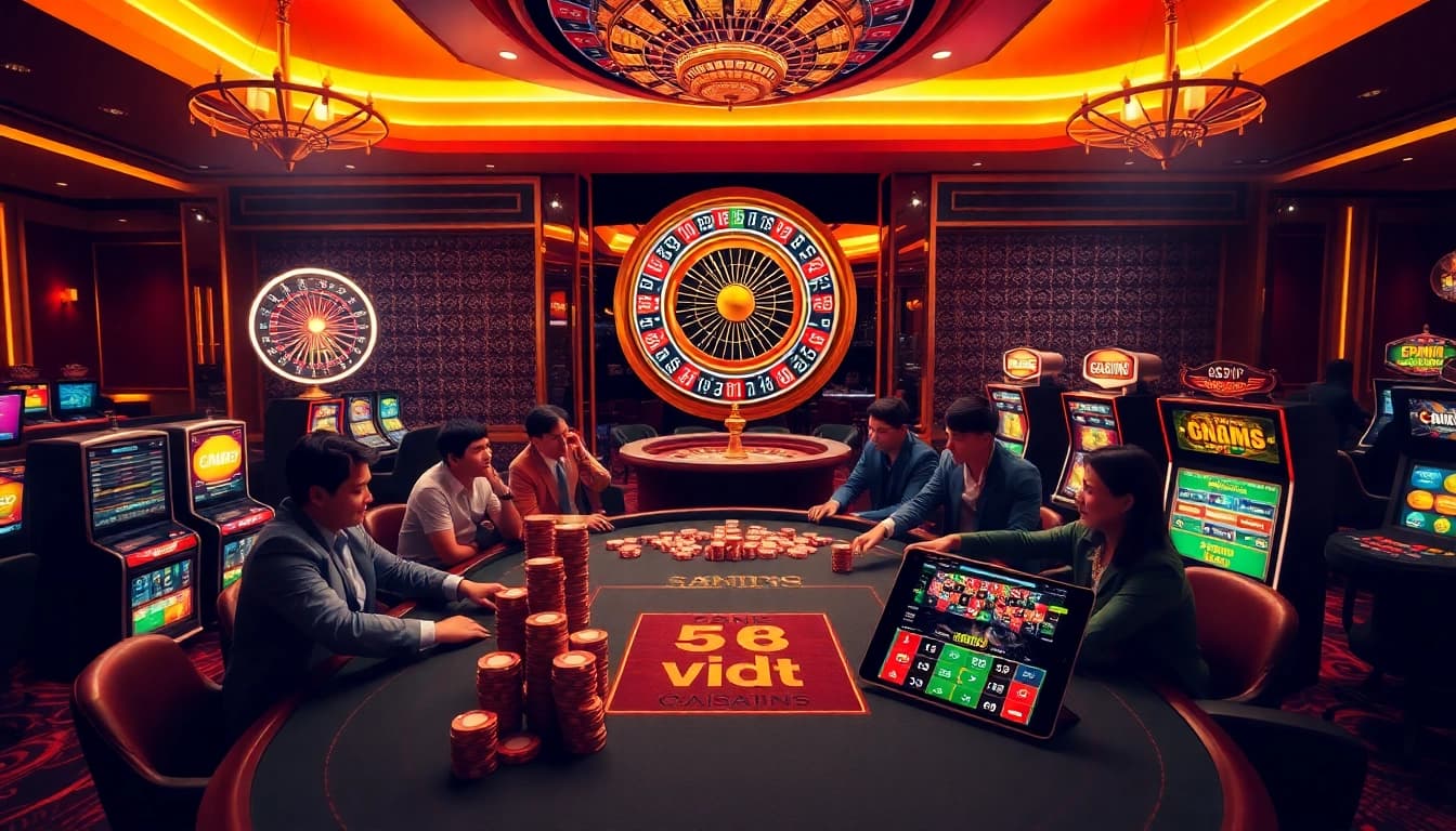 Engage with Đăng Nhập Nhà Cái 68VIP by experiencing the thrilling energy of a luxurious casino game.