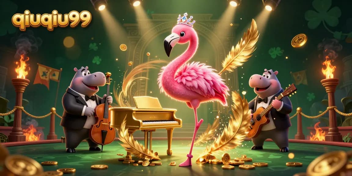 Experience thrilling gameplay with qiuqiu99 in a vibrant online casino scene, featuring engaging characters and elements.