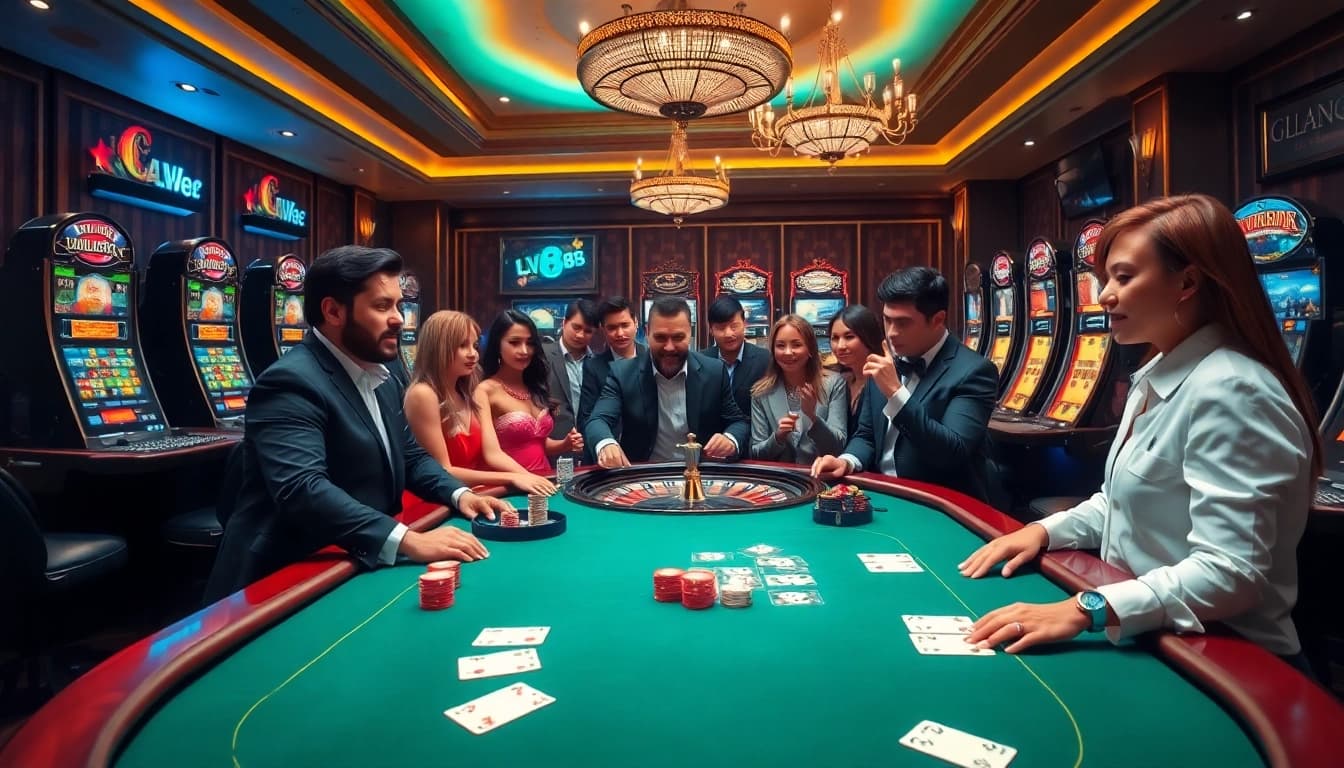 Engage and win at LV88 with thrilling poker games and a vibrant casino atmosphere.