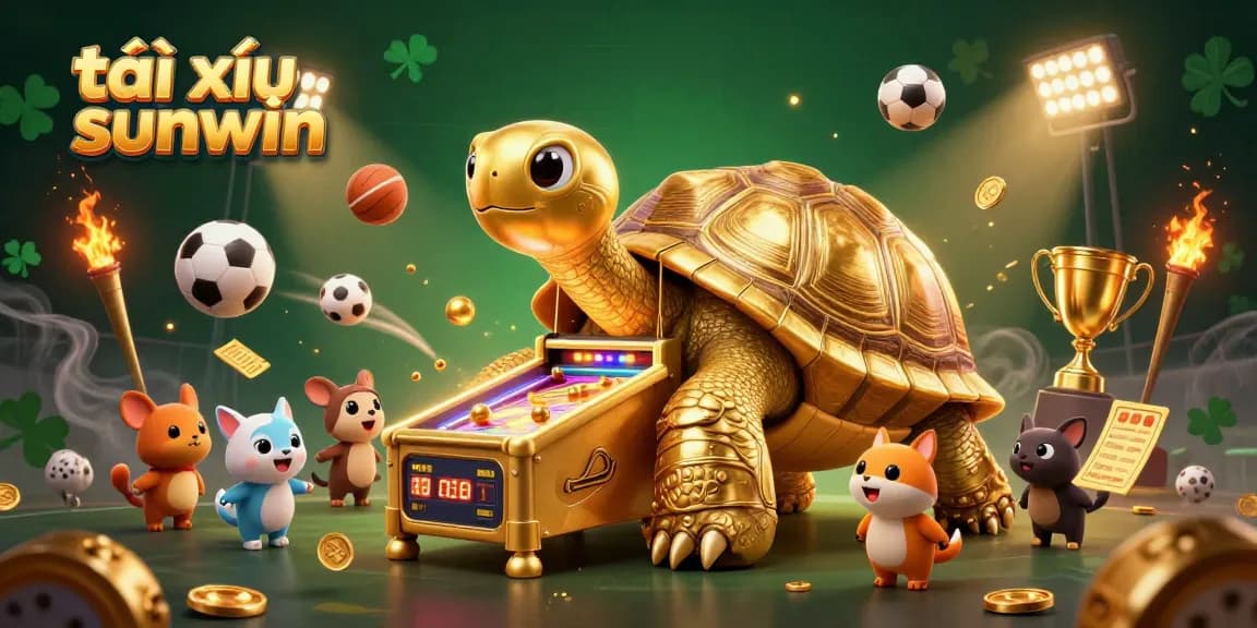 Engage in thrilling tài xỉu sunwin gameplay with dynamic sports elements and gold coins in action