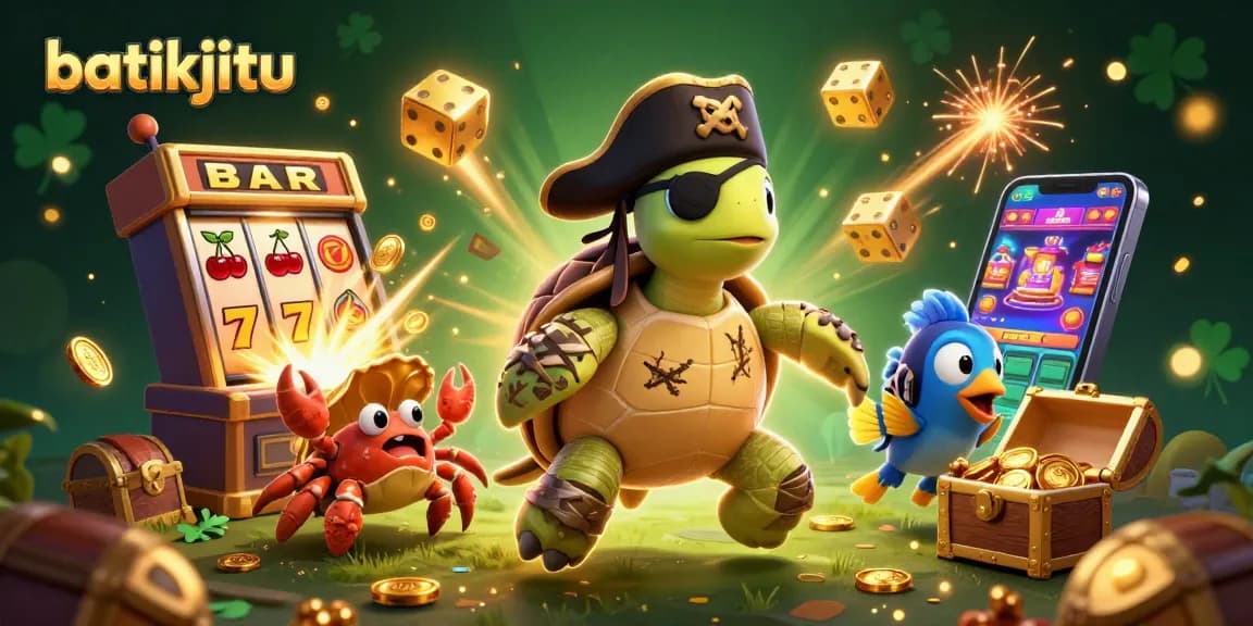 Bermain batikjitu dengan slot mesin 3D dan karakter laut yang menarik dalam ilustrasi yang mendebarkan.