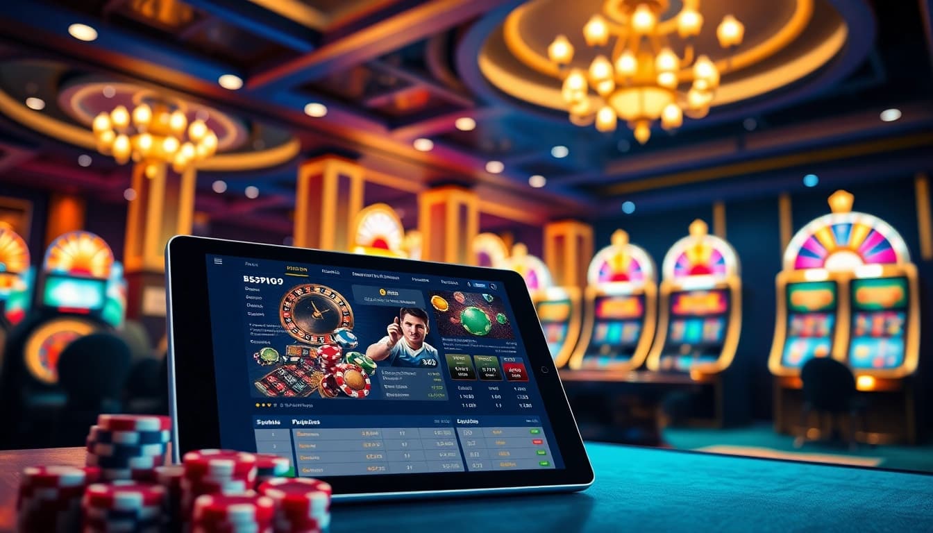 Bong99 online gambling interface showcasing vibrant casino elements and live sports bets