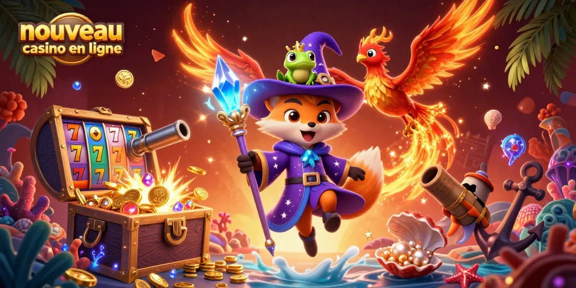 Participez à l'aventure magique du casino avec un nouveau casino en ligne mettant en vedette un sorcier enchanteur et un phénix ardent.