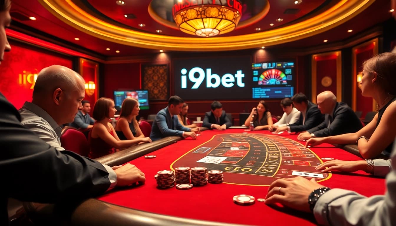 Engage in high-stakes baccarat at i9bet casino with luxury ambiance and thrilling gameplay.