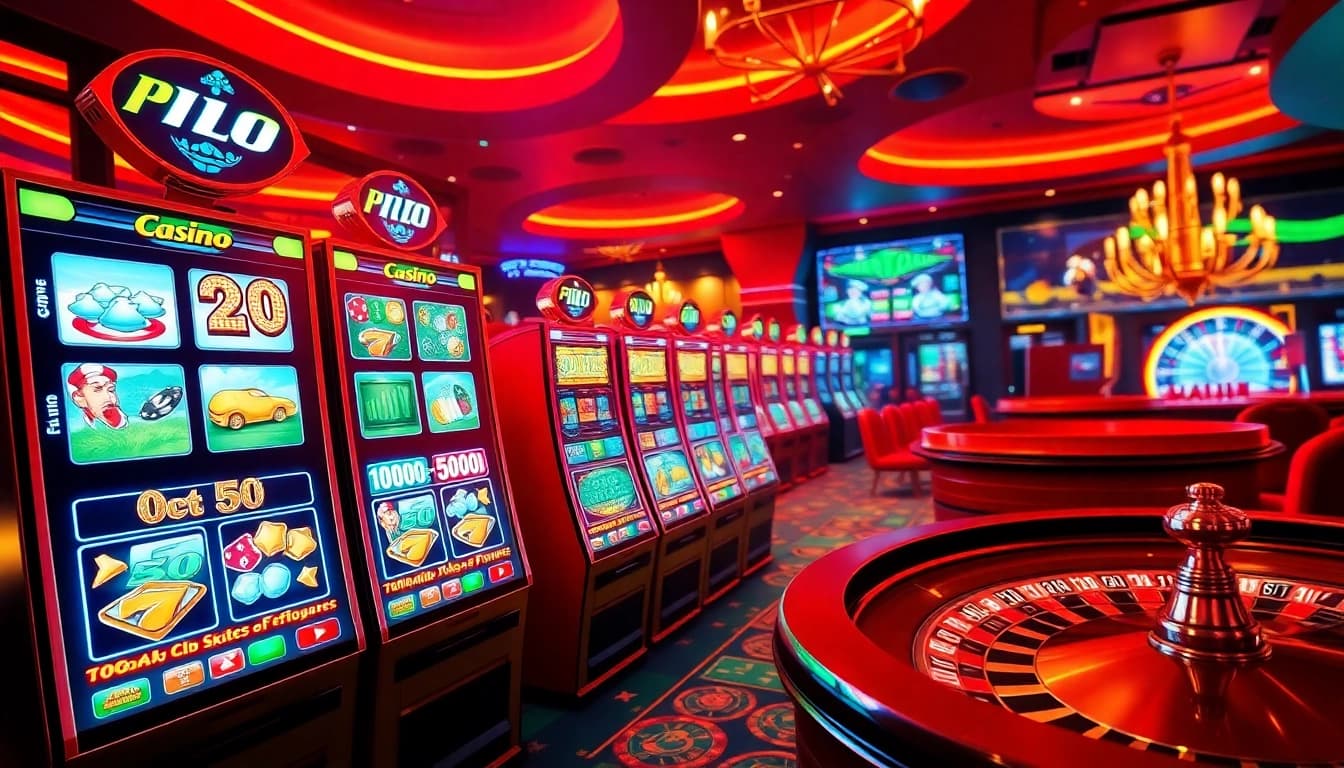 Experience the excitement of batman138 with dynamic slot machines and gaming elements in a luxurious casino setting.