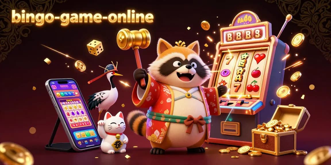Experience jackpot excitement with bingo-game-online in this vibrant 3D illustration.