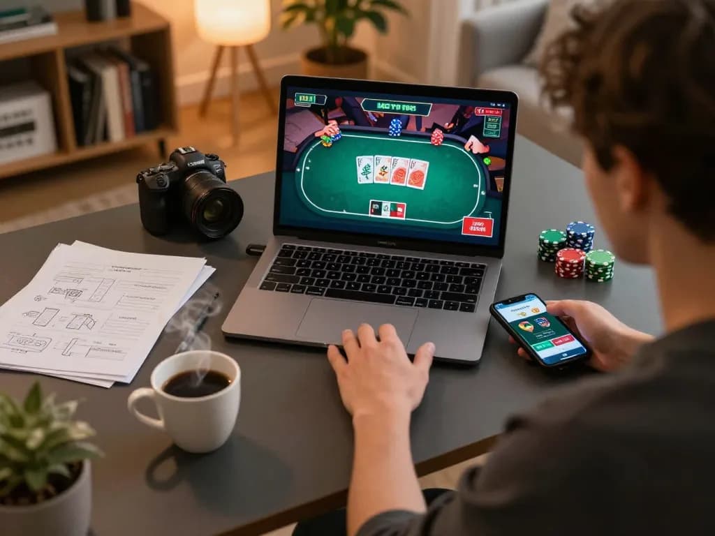 Engaging in online gaming at kp88vip with poker setup and strategy notes