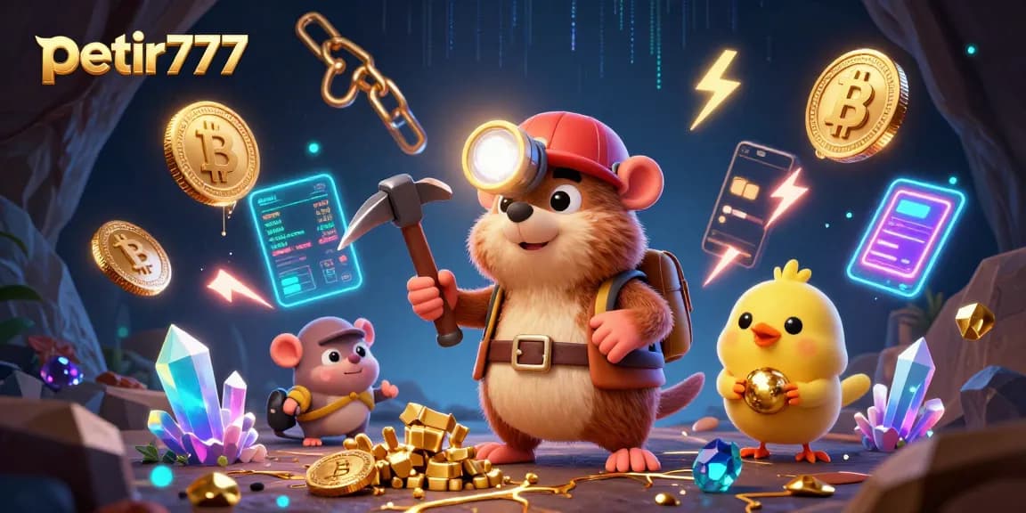 Experience the thrill of petir777 with vibrant treasures, glowing cryptocurrencies, and dynamic 3D action.