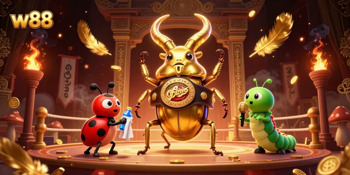w88 players engage in thrilling betting action with a stunning 3D illustration capturing the excitement of online gambling.