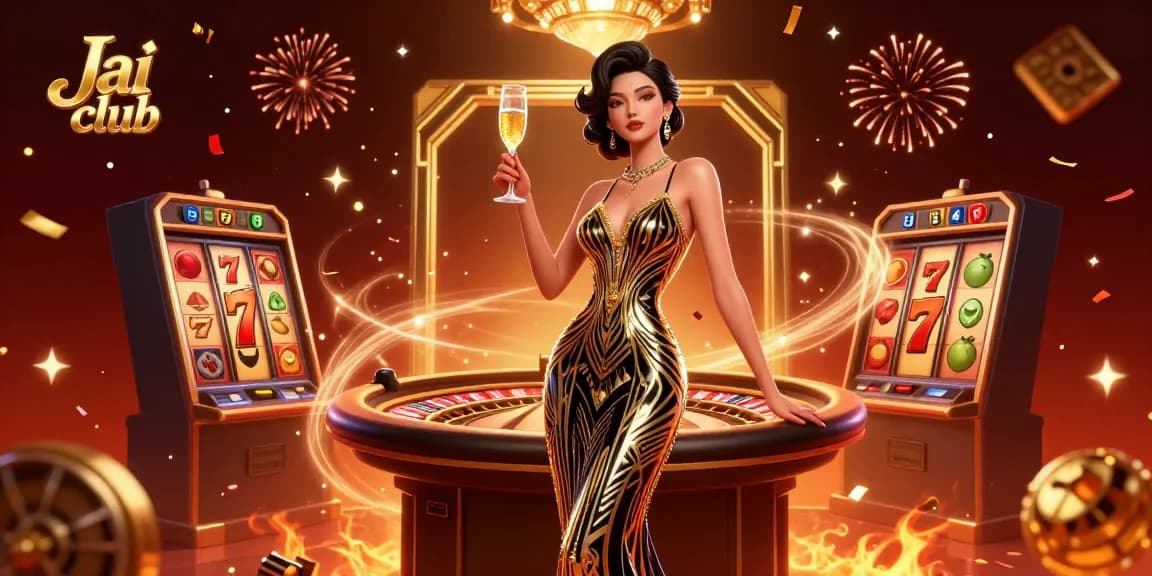Experience the excitement of Jai club with vibrant slot machines and glamorous ambiance.