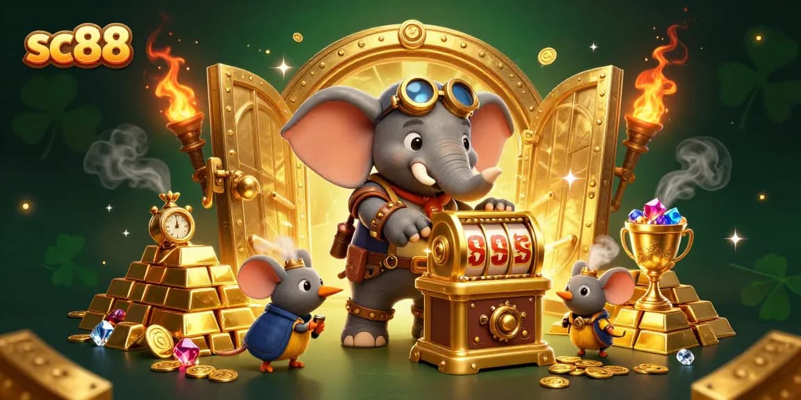 Experience the excitement at sc88 with winning slot adventures in a dynamic 3D casino scene.