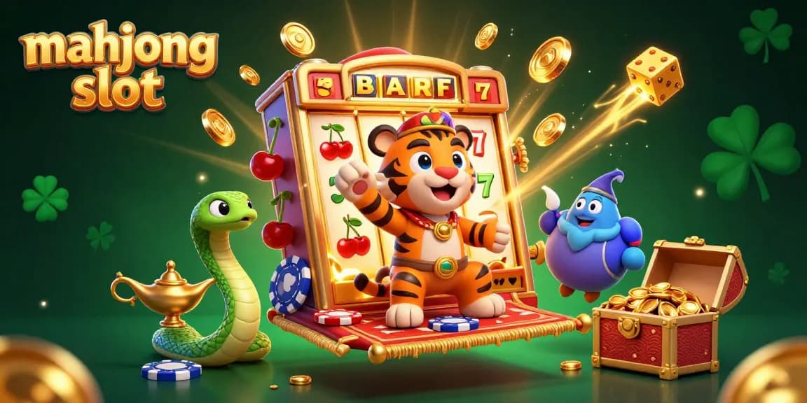 Experience the excitement of mahjong slot with vibrant 3D graphics showcasing thrilling gameplay and dynamic elements.
