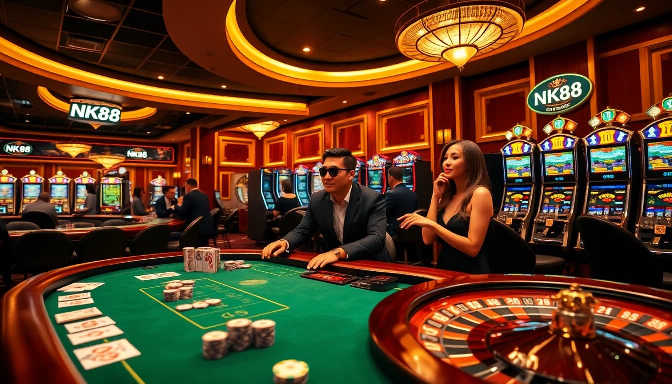 Get lucky at NK88 casino with vibrant games, cards, and thrilling slots.