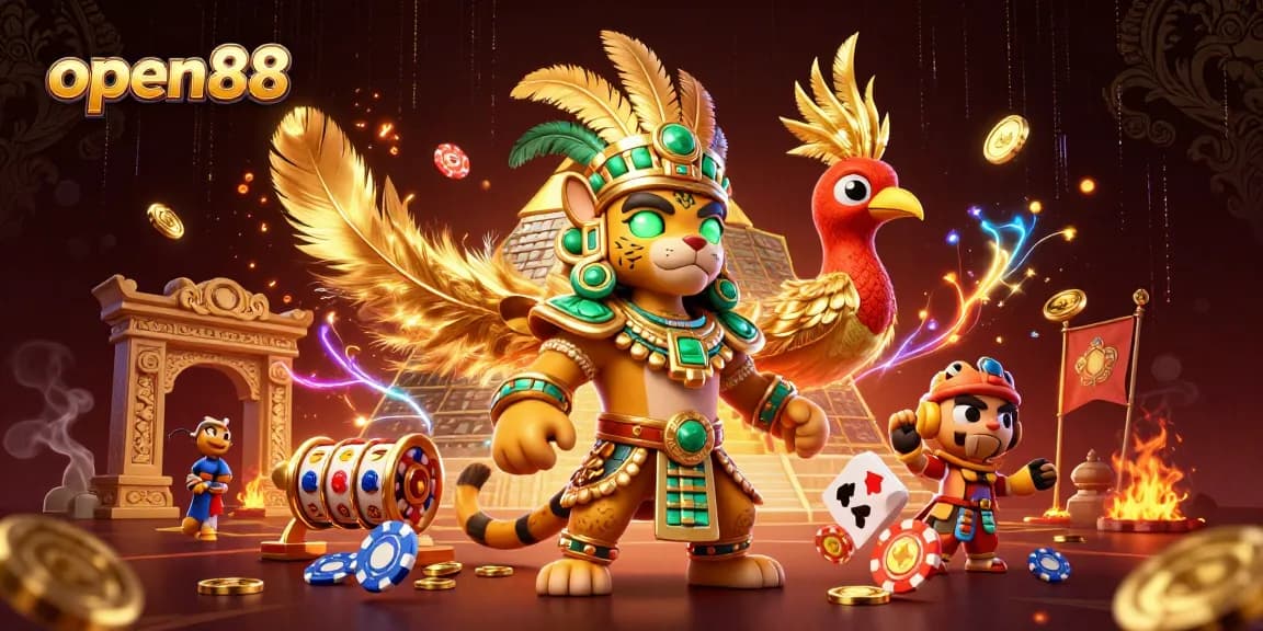 Experience thrilling gameplay at open88 featuring vibrant characters and a dynamic casino atmosphere.