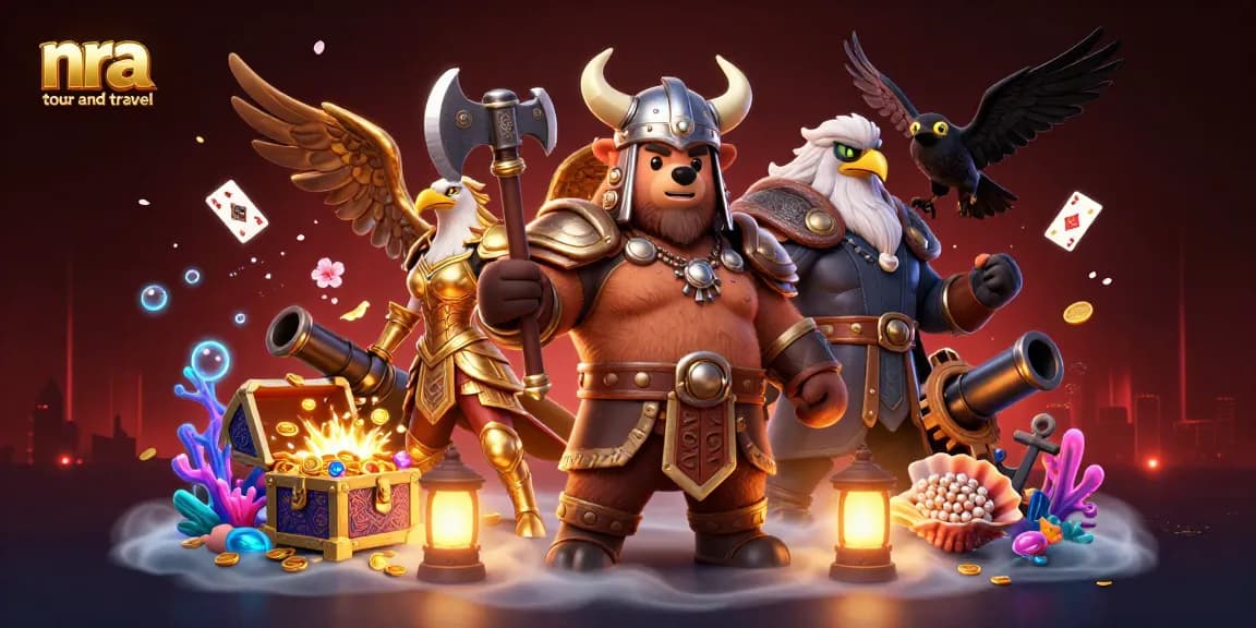 Experience thrilling gameplay at nra tour and travel with vibrant characters, treasures, and action-packed scenes.