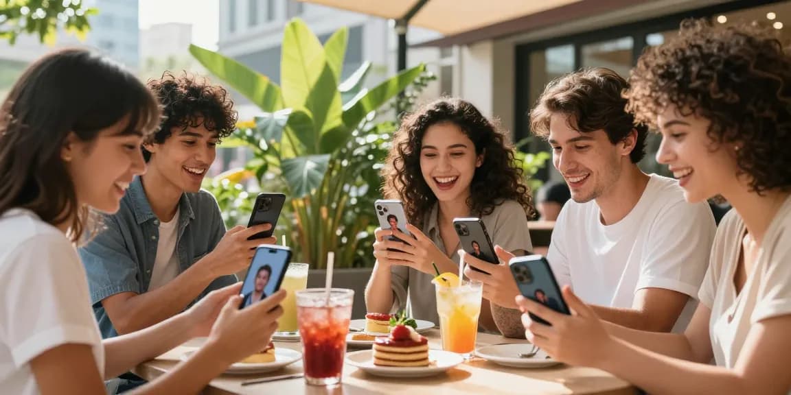 Engaging outdoor smash or pass game with AI-generated celebrity images