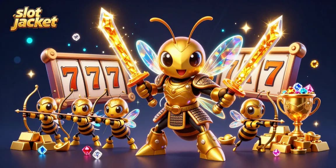 Menangkan slot jackpot dengan karakter unik dalam ilustrasi kasino penuh detail.