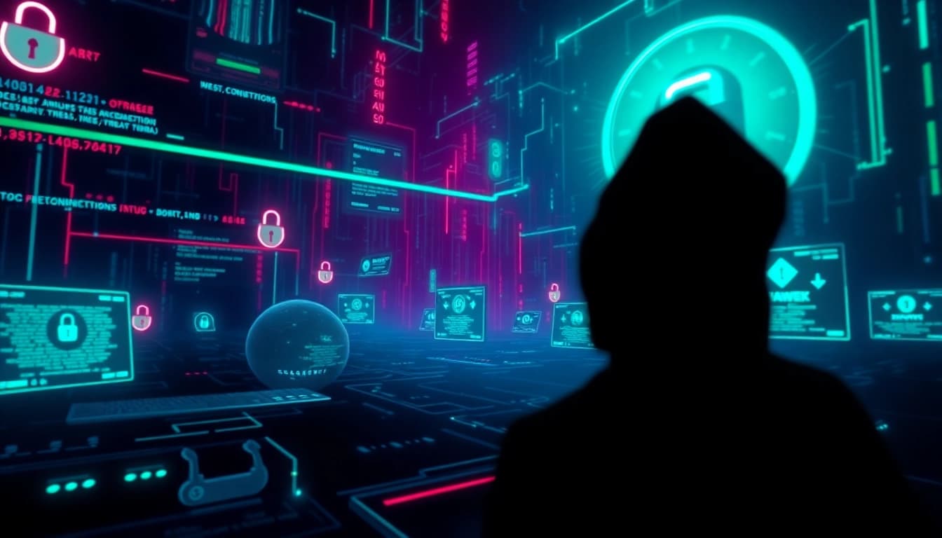 Secure access to the hidden wiki represented in a mysterious digital landscape