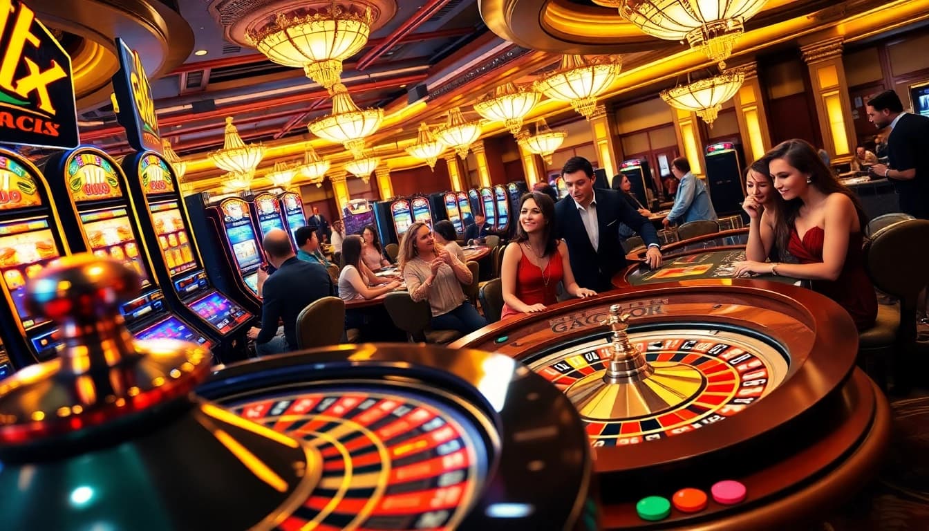 Experience stunning wins at Slot gacor machines in a luxurious casino setting.