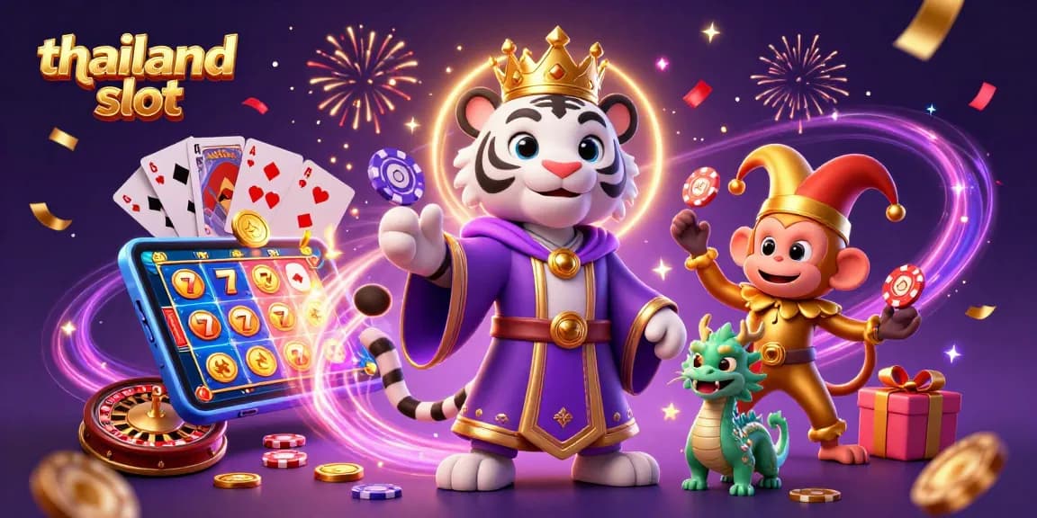 Spin and win with thailand slot dynamics featuring luck symbols and vibrant 3D characters.