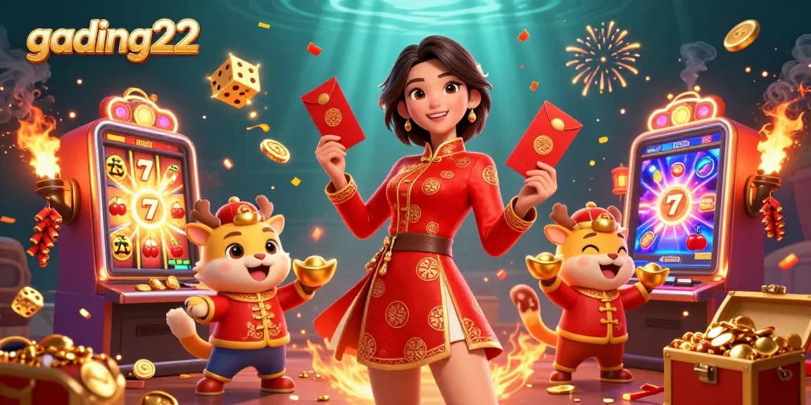 Engage with gading22’s vibrant casino scene featuring a radiant celebration of luck and fortune.