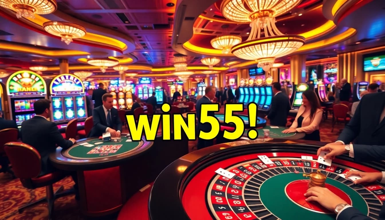 Experience the luxury of winning with win55 at an upscale casino.