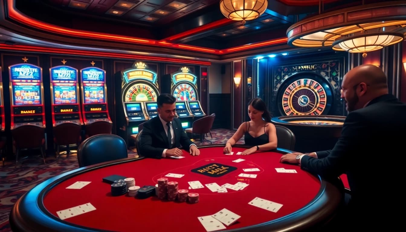 Engage in professional poker action at hitclub’s luxurious casino environment.