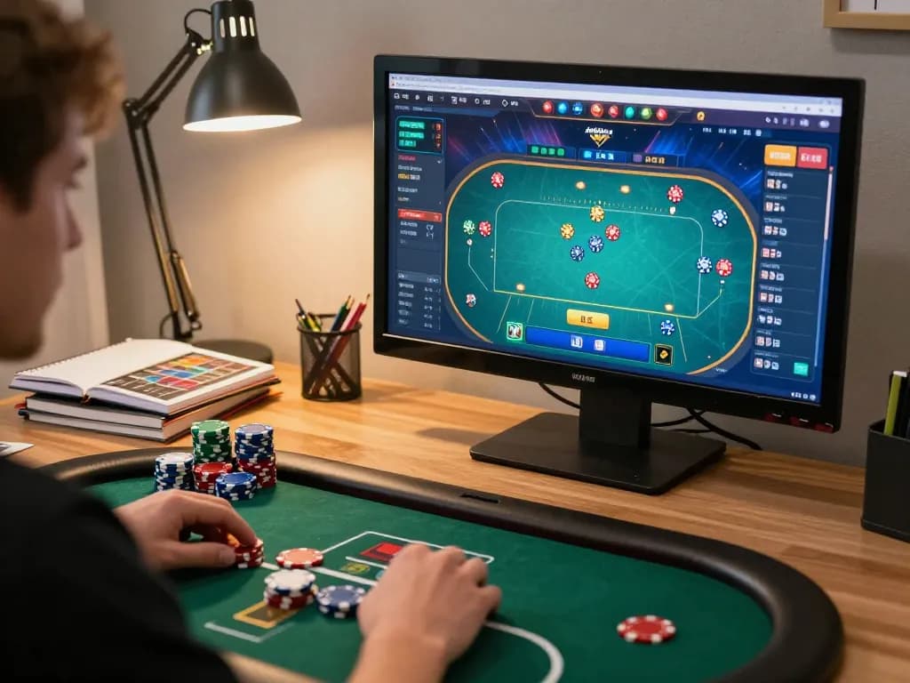 Terlibat dalam Armorbet, pengalaman permainan poker online yang mendebarkan dengan pengaturan yang imersif.