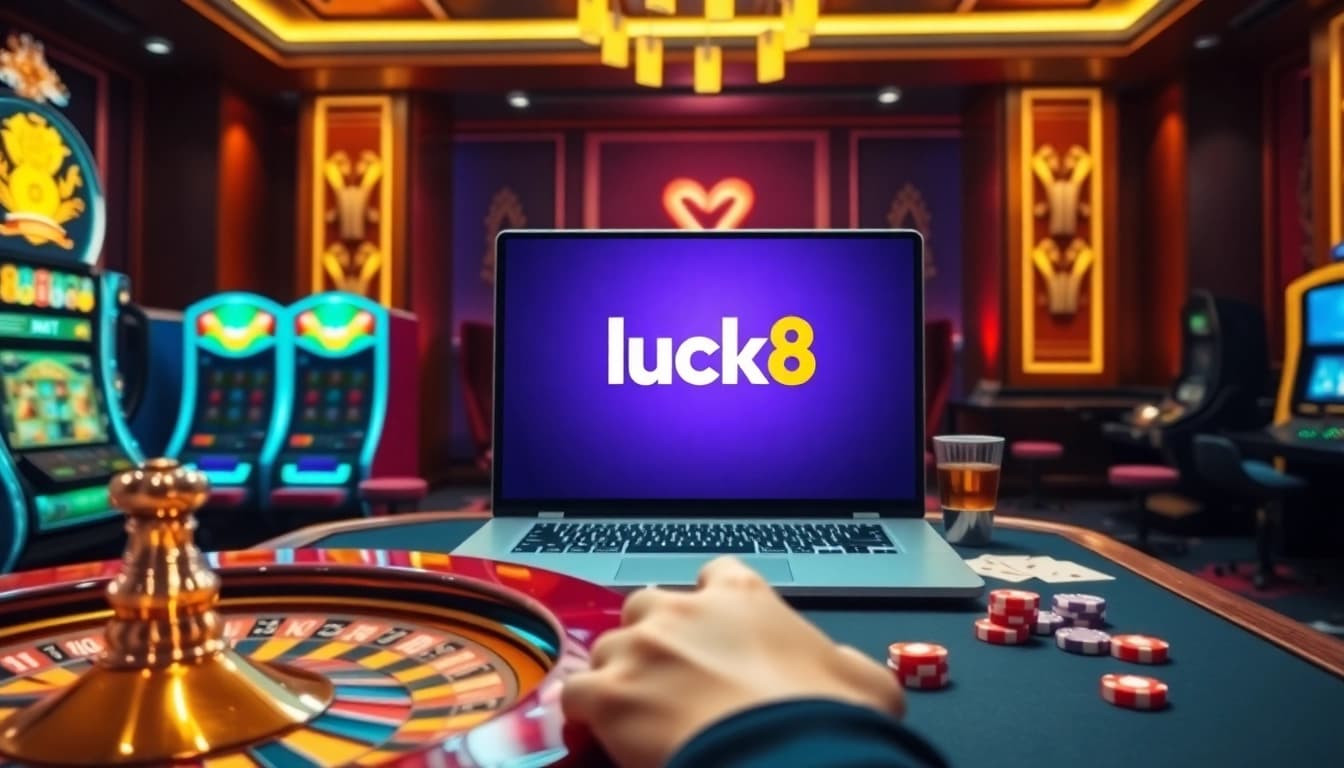 Experience the thrill of luck8 đăng nhập at an exciting online casino scene.