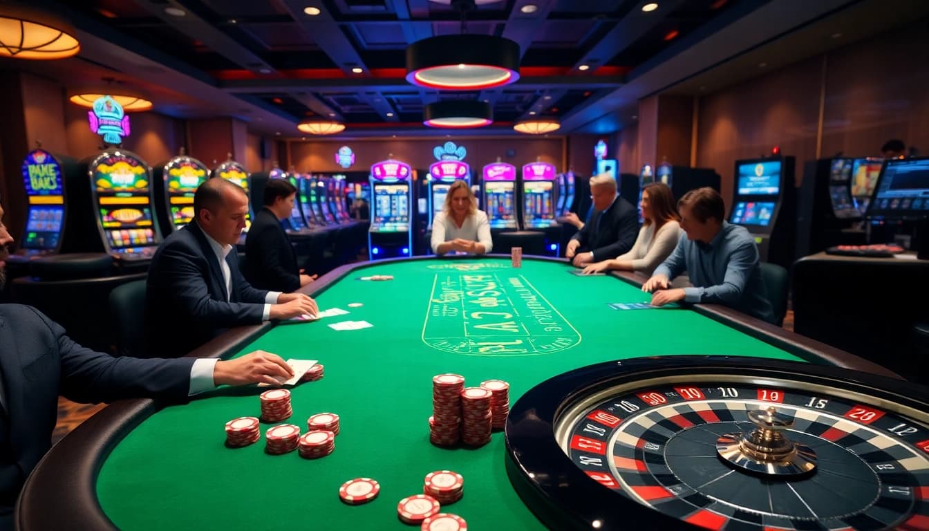 Experience the excitement of HAYBET with high-stakes poker at a luxurious casino.
