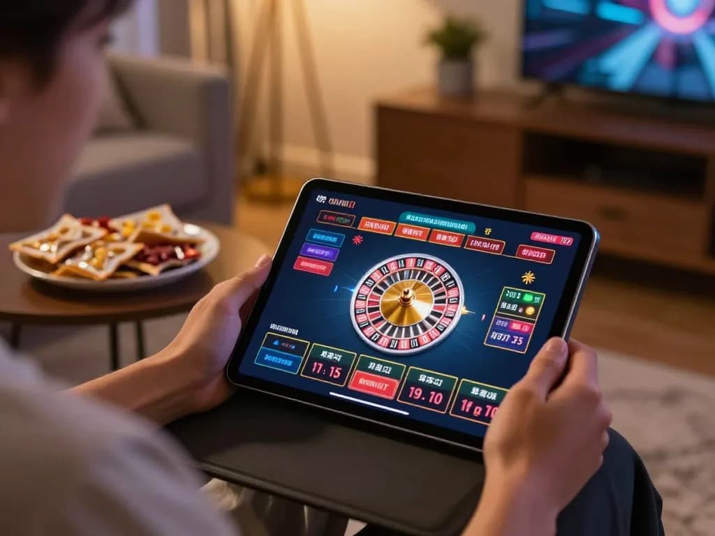 Terlibat dalam rolet langsung melalui platform online untuk situs toto, menampilkan kegembiraan dan permainan strategis dalam suasana rumah yang nyaman.