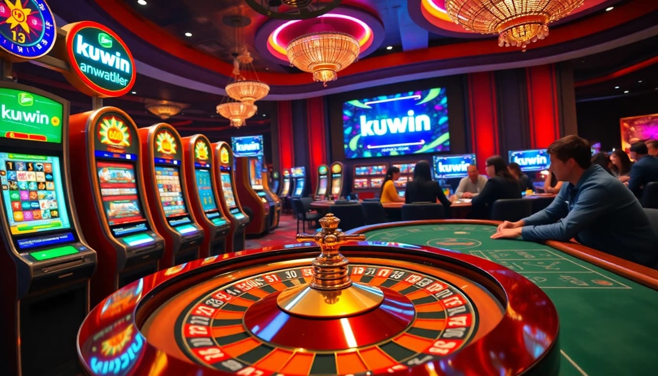 Kuwin players enjoying vibrant casino games and interactive online betting experience.