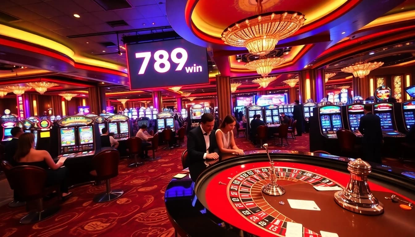 Experience the excitement of gambling with 789win in a vibrant casino atmosphere.
