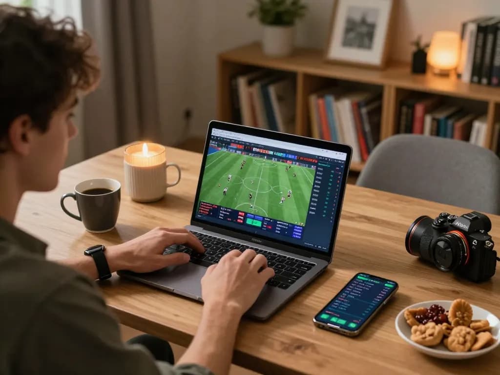 Engaging at-home sports betting experience with MMOO on laptop and mobile app