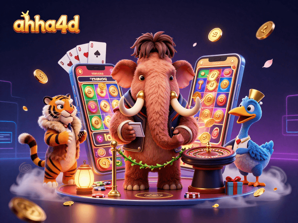 Mengambil peluang dengan ahha4d, bouncer kasino menyambut tamu VIP dan permainan slot.