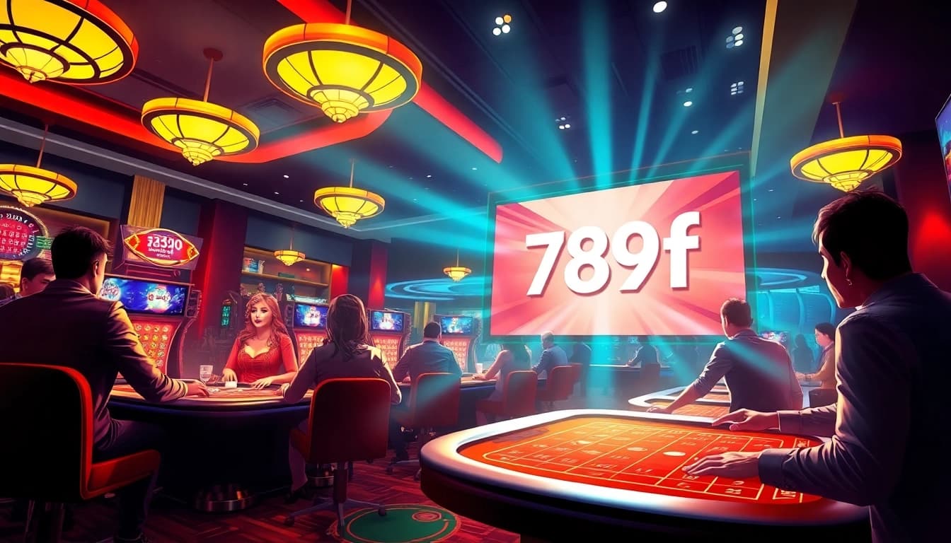 Experience the excitement and sophistication of online gambling with 789f's vibrant casino environment.
