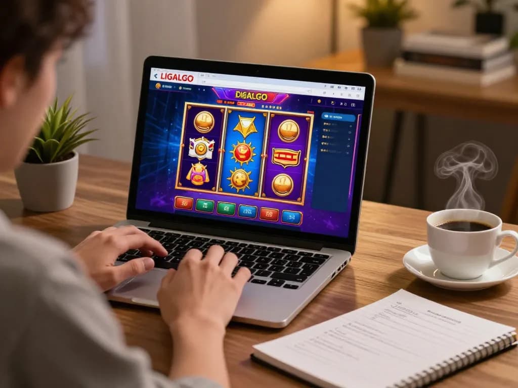 LIGALGO Daftar allows players to enjoy exciting online slot games at home.