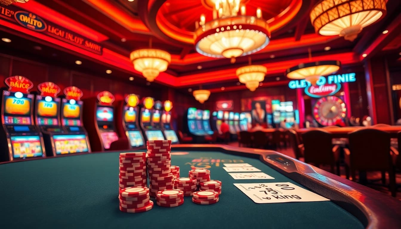 Experience thrilling gameplay and big wins with 79king at an exciting casino table.