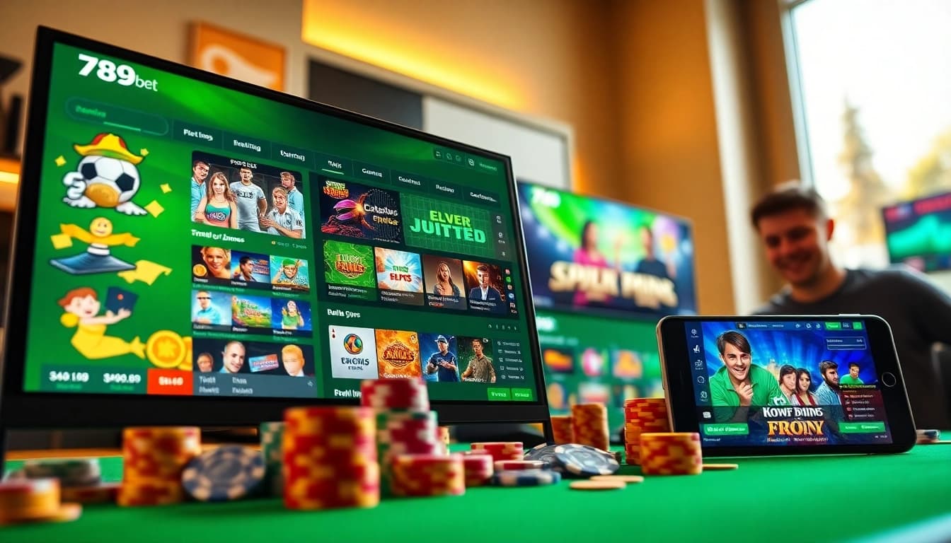 Online gambling platform showcasing 789bet with exciting games and user-friendly interfaces.
