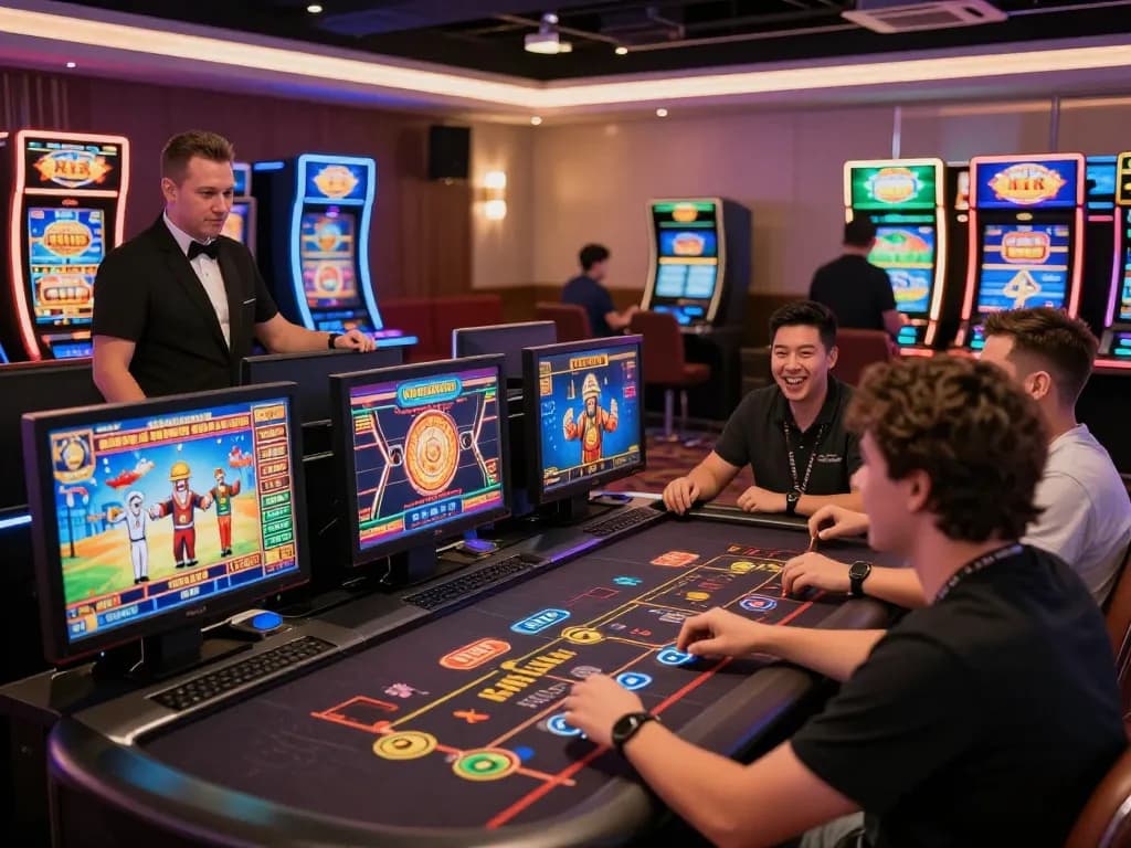 Engaged players at XX88 enjoying interactive gaming with live dealers.