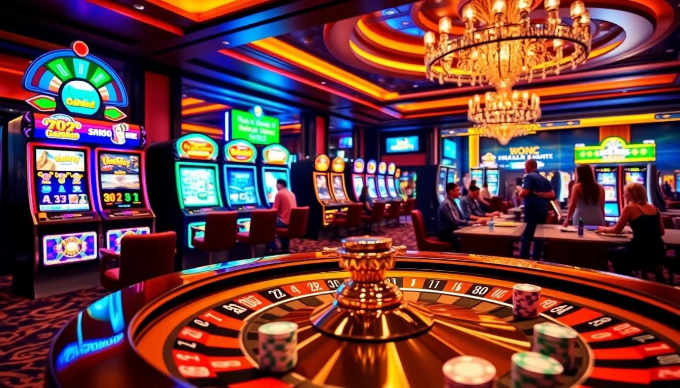 KTPJITU - Engaging high-stakes slot gameplay in a vibrant casino environment.