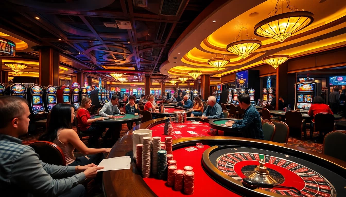 Experience thrilling casino action at https://go88vn.id/ with engaging games, vibrant colors, and eager players.