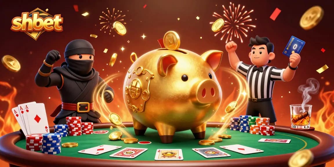 Experience the thrill of shbet gaming with vibrant characters and exciting casino elements.