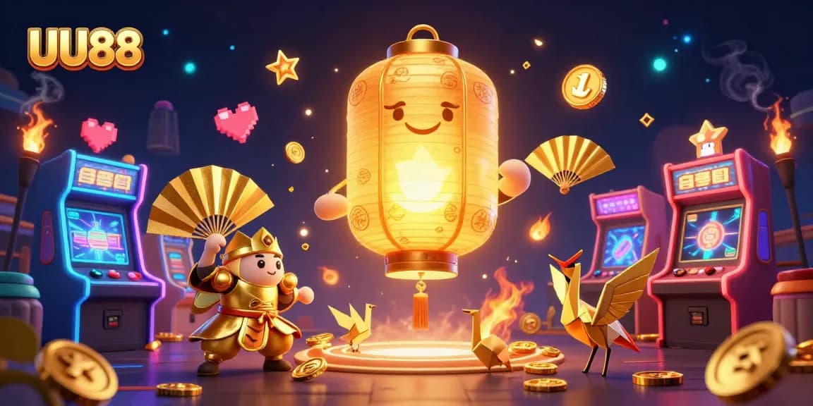 Experience exhilarating gameplay with UU88 at a vibrant night market casino.