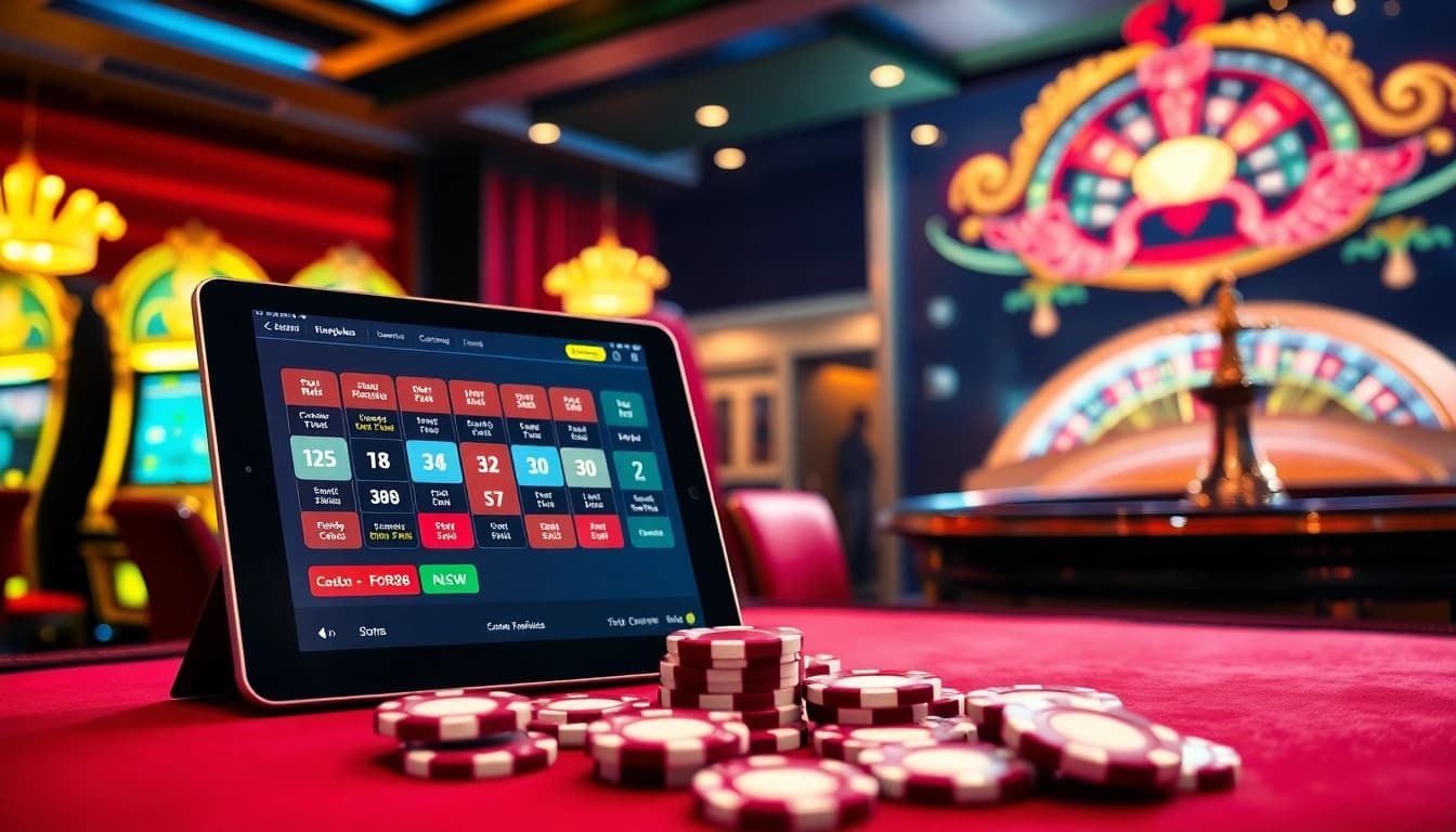 Experience the thrill of gaming at for88 with vibrant slots and roulette in an elegant casino atmosphere.