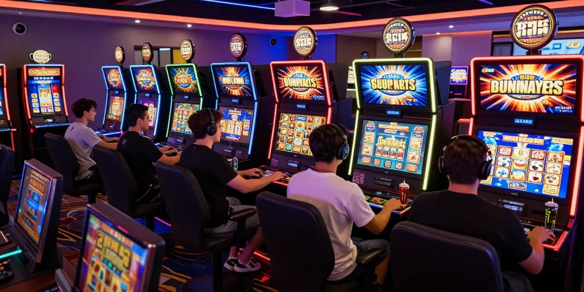 Pengalaman bermain slot gacor di lingkungan permainan online yang dinamis dengan pemain yang terlibat.