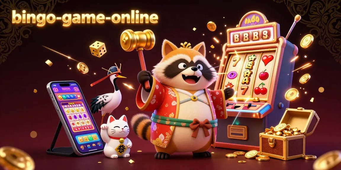 Experience jackpot excitement with bingo-game-online in this vibrant 3D illustration.