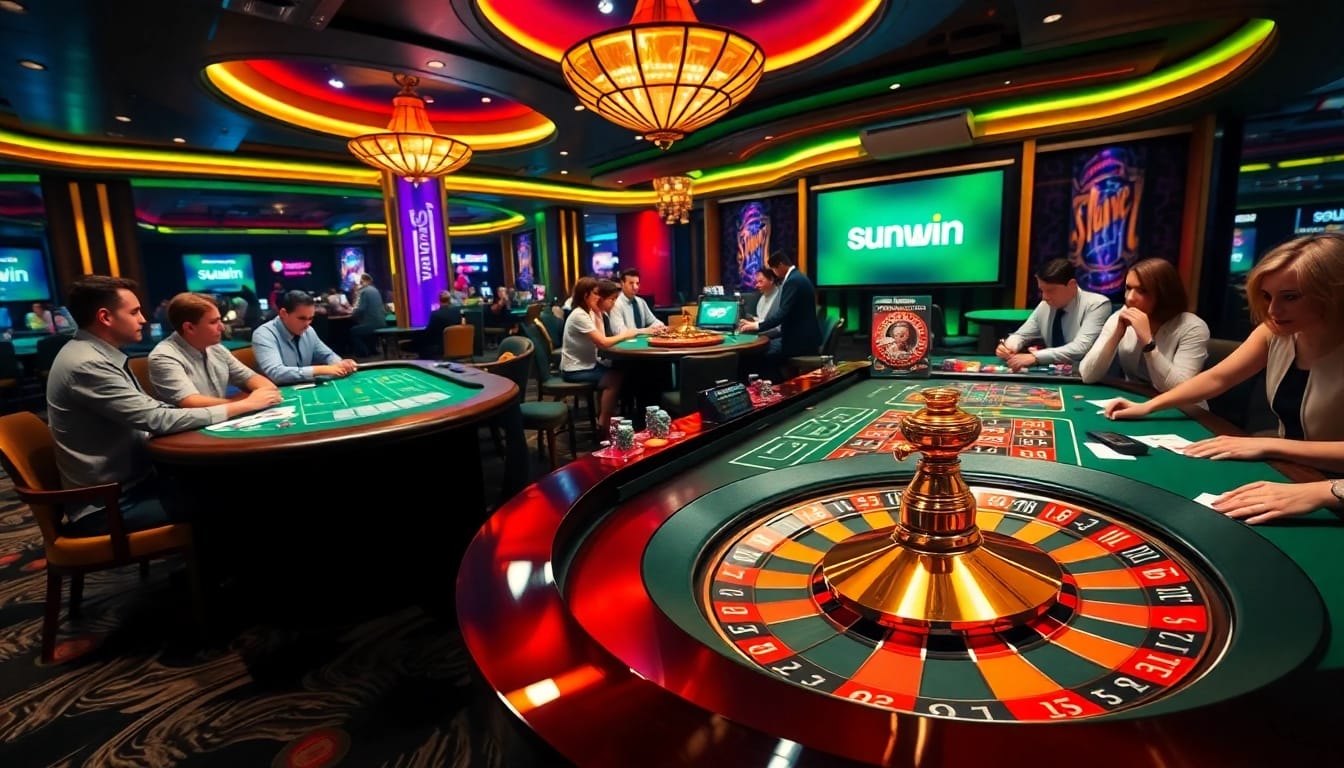Experience thrilling wins at sunwin with exciting games and luxurious casino tables.