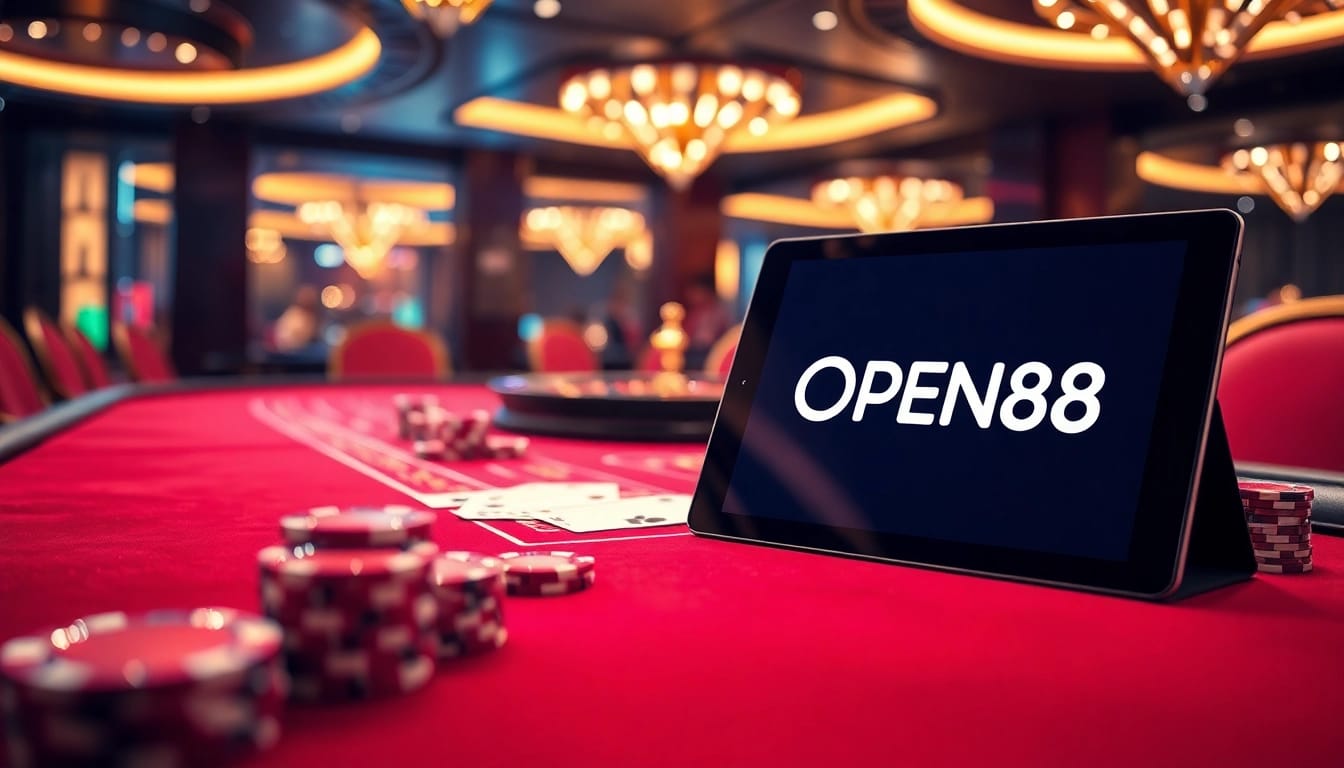 Experience high-stakes gaming at OPEN88 with vibrant casino tables and thrilling action.
