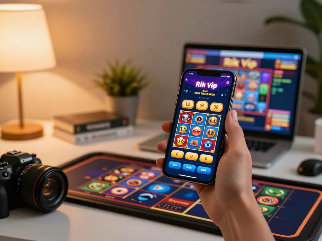 Engaging with the Rik vip app on mobile for exciting online gambling